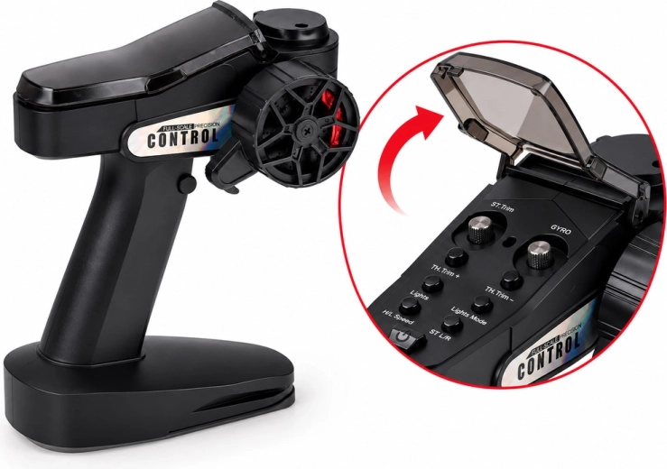 4x4 drive and precise proportional control
