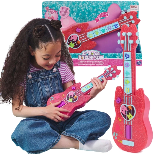 Spin Master Gabby's Dollhouse mačje ukulele z melodijami