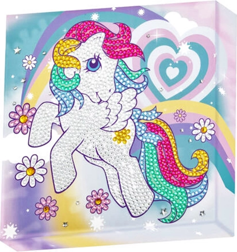 Diamantno slikanje My Little Pony – začetni komplet 28 × 28 cm