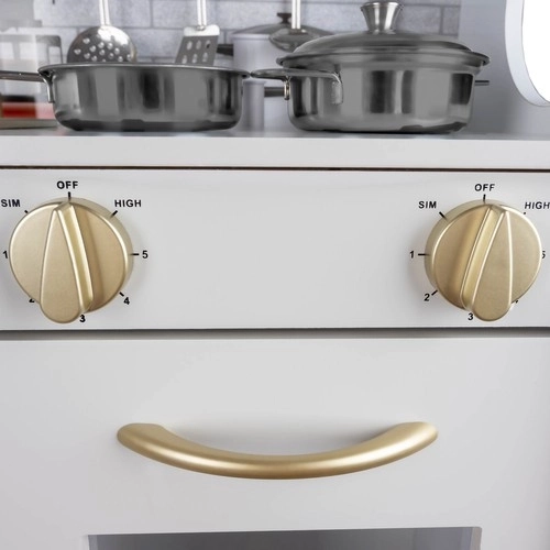 Interactive features: clicking sound and LED light