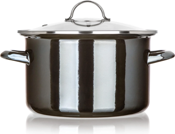 Vzdržljiv emajl in udobna ročaja