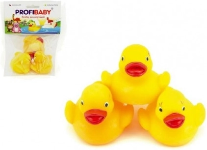 Profibaby majhne piskajoče račkice za v kad 6 cm (3 kosi)