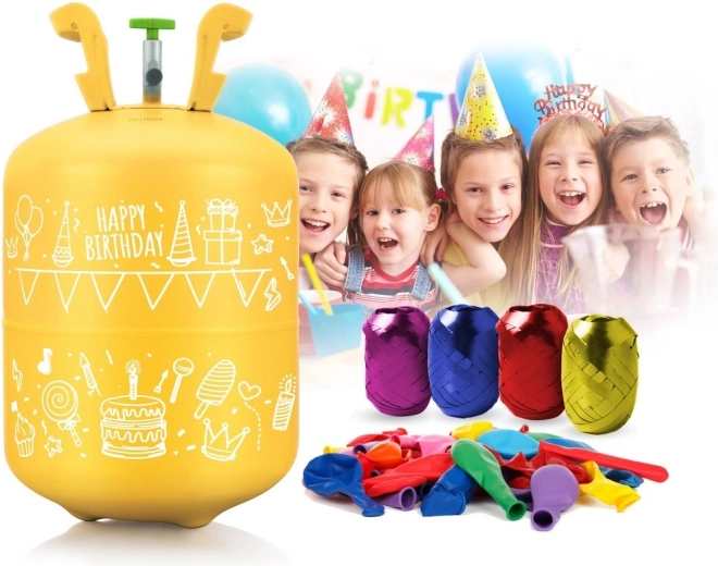 Vse v enem: helij, baloni in trak