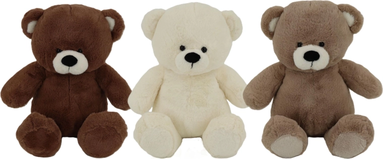 Cuddly & Huggy plush teddy bear 50 cm (3 colors) - 1 piece
