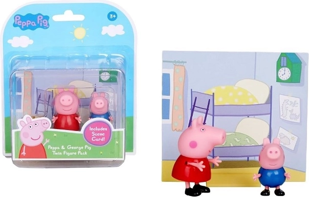 Hasbro Peppa Pig komplet figuric Peppa in George