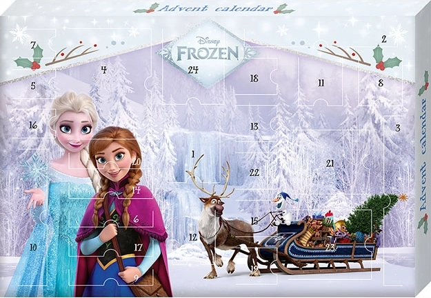 Adventni koledar Frozen – Ledeno kraljestvo za otroke