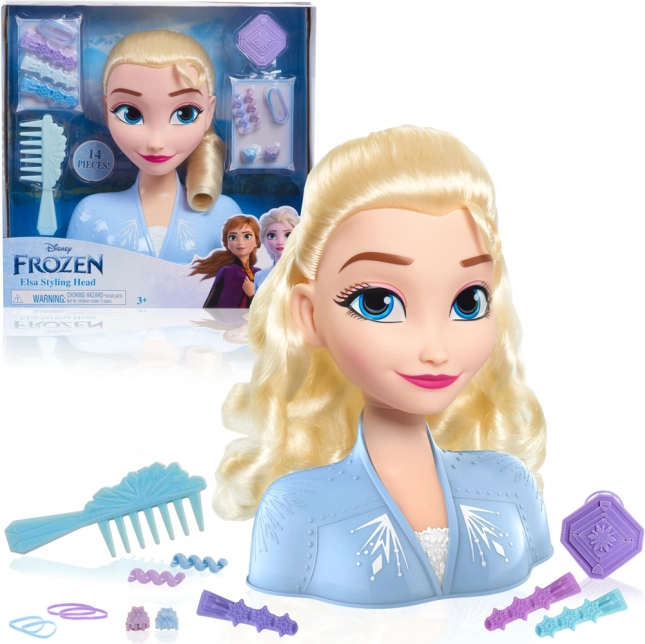 Ledeno kraljestvo glava za česanje Elsa