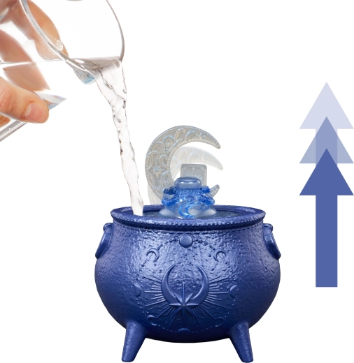 Magic cauldron with a water surprise