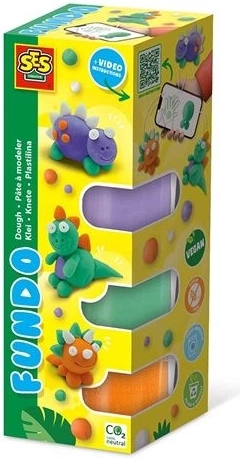 SES Creative FunDo modelirna masa dinozavri