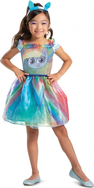 Kostum My Little Pony - Rainbow Dash za otroke 4-6 let