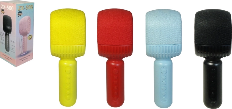Brezžični karaoke mikrofon z Bluetooth in vgrajenim zvočnikom