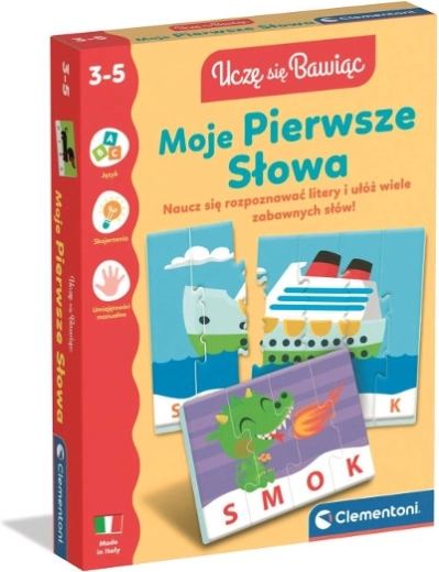 Puzzle Moje prve besede – izobraževalna igra za otroke 3–5 let