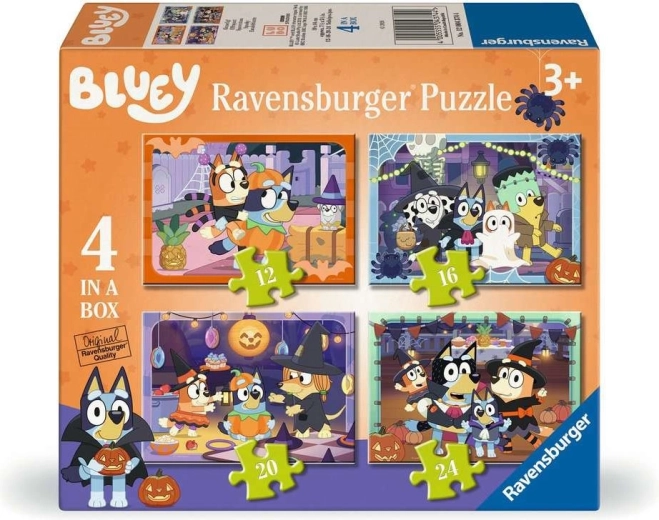 Ravensburger puzzle Bluey Halloween 4-in-1 (12, 16, 20, 24 pieces)