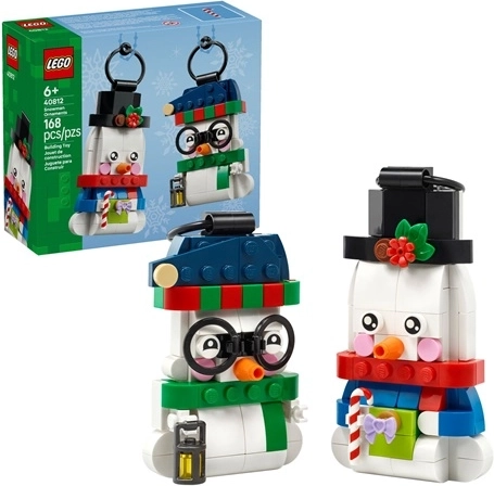 LEGO Iconic okraski s snežaki