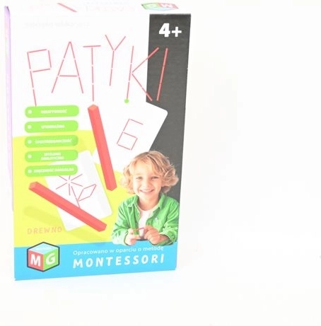 Montessori izobraževalna sestavljanka – lesene paličice