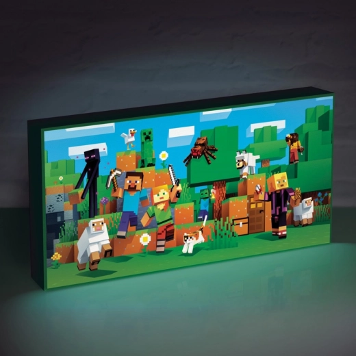 Svetleča slika Minecraft za otroško sobo