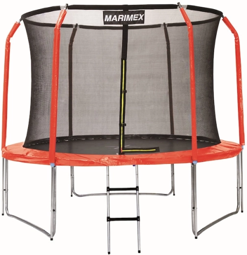 Komplet zaščitnega roba za vzmeti in zaščitnih rokavov za trampolin 305 cm – rdeč