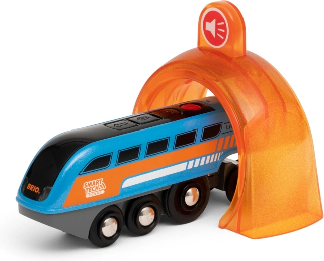 BRIO Smart Tech Sound snemalna lokomotiva z zvočnim tunelom