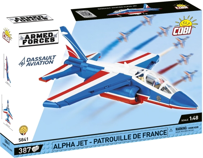COBI Armed Forces Alpha Jet Patrouille de France 1:48 – building set (387 pieces)