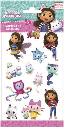 Začasne tetovaže GABBY’S DOLLHOUSE 10 × 20 cm