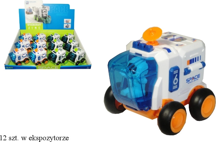 Avto vesoljsko vozilo z astronavtom