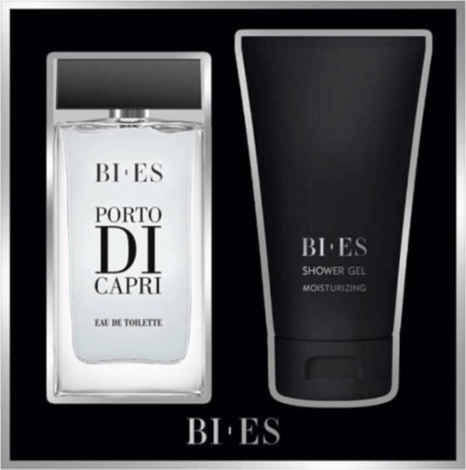 Bi-Es Porto di Capri darilni set za moške – parfumska voda 90 ml + gel za prhanje 150 ml
