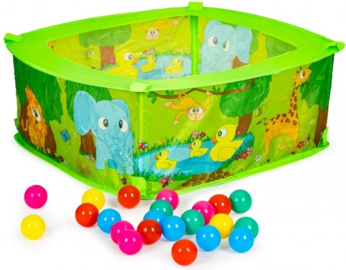 Suhi bazen z 50 žogicami