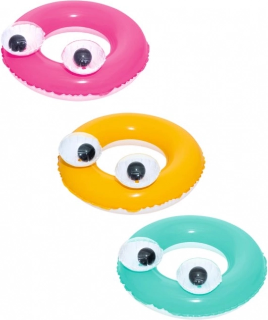 Napihljiv obroč z očmi 61 cm (mešano)
