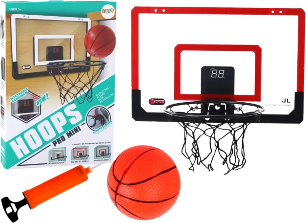 Domači koš za košarko z elektronskim števcem in zvoki