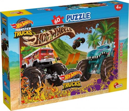 HOT WHEELS sestavljanka 50x35 cm 60 kosov