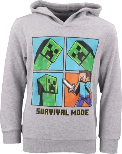 Mikina s kapuco Minecraft survival mode