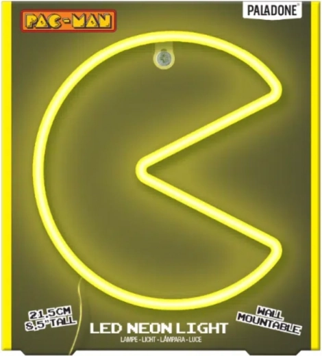 Pac-Man neonska LED stenska luč