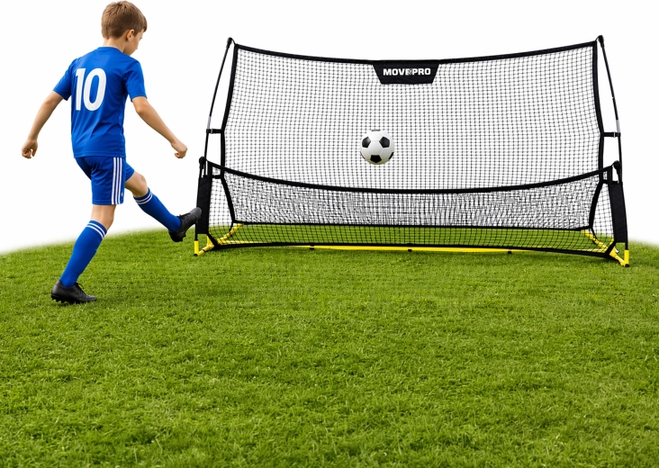 MovEpro obojestranski nogometni rebounder 223 × 118 cm