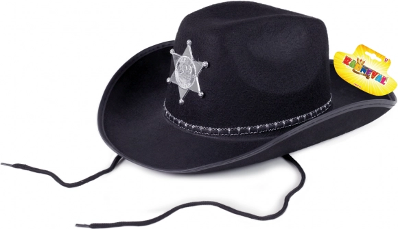 Black carnival hat for adults