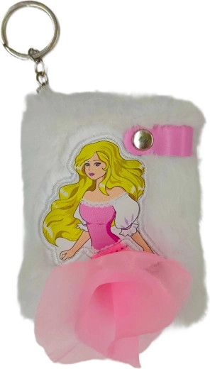 Mini plush notebook A7 Princess