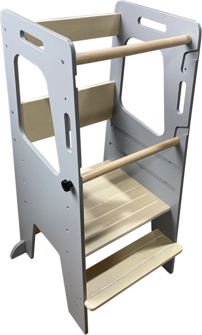 Rastoči učni stolp 2Kids Toys siv