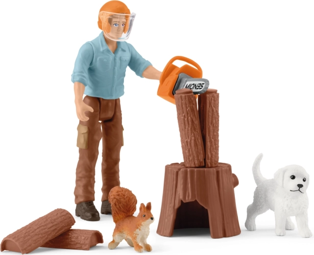 Gozdar – igralni set SCHLEICH Pocket Set