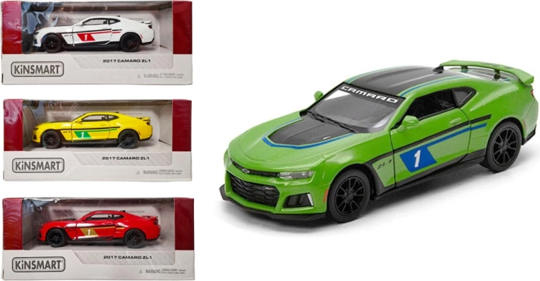 Kinsmart Chevrolet Camaro ZL1 – kovinski model avtomobila s potegom Pull Back