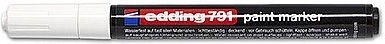 Lakirni flomaster EDDING 791 – Bela