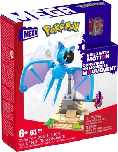 Plastične sestavljanke MEGA Pokémon nočni let Zubata