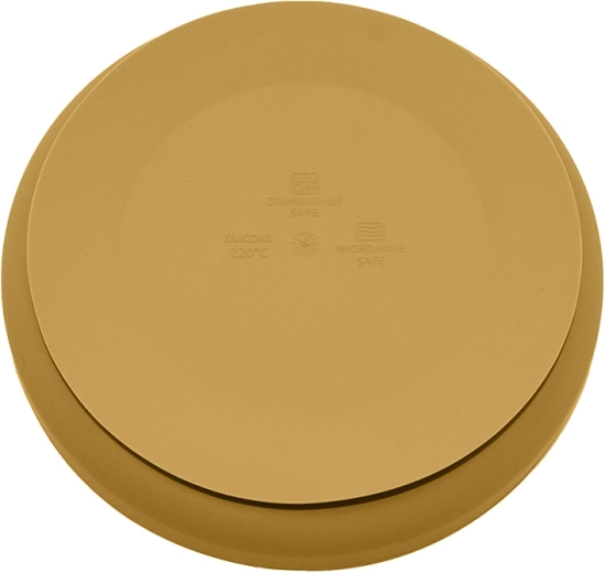 Krožnik s stabilnim priseskom in trpežnim silikonom