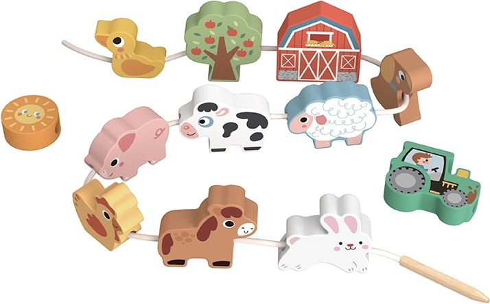 2Kids Toys Igrača za nizanje Kmetija