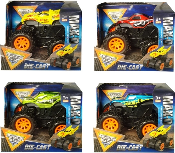 Kovinski terenski avto na vztrajnik