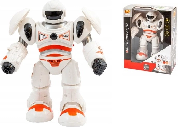 Interaktivni hodeči robot SmilyPlay, oranžen
