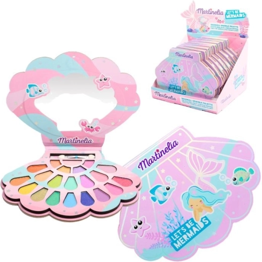 Martinelia Let’s Be Mermaids paletka senčil za oči školjka - 1 kos