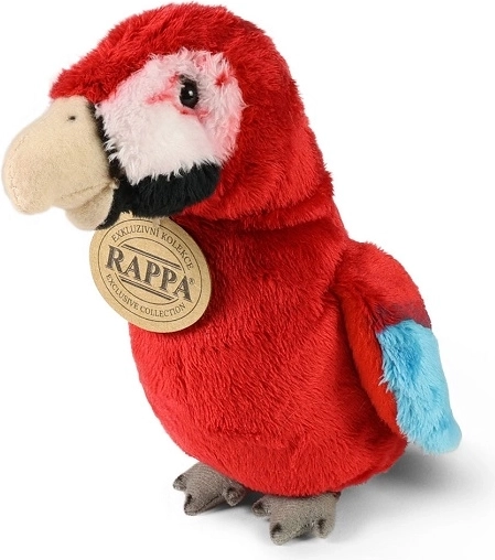 Rappa plišasta rdeča ara papiga 15 cm ECO-FRIENDLY