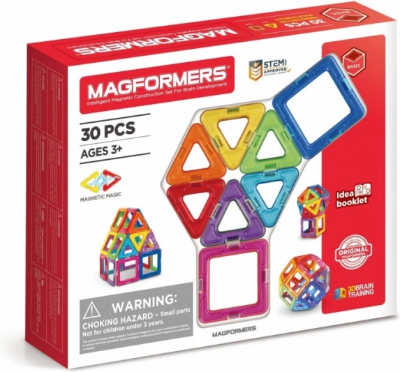 MAGFORMERS Rainbow magnetne kocke 30 kosov