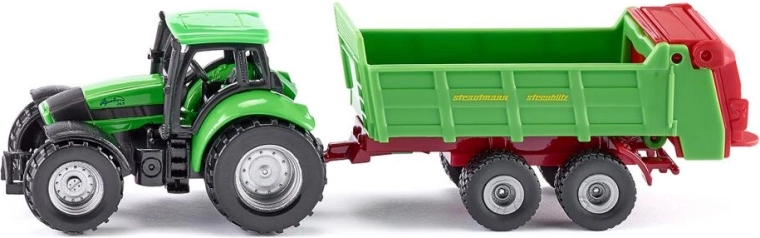 Model traktorja DEUTZ z razsipalnikom STRAUTMANN