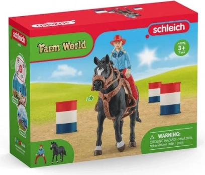 Kavbojka in dirka okoli sodov Farm World