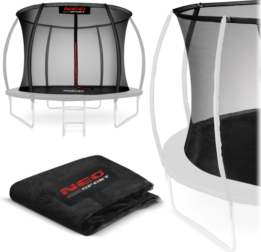 Notranja zaščitna mreža za trampolin Neo-Sport 252 cm (8 ft) za 6 stebrov